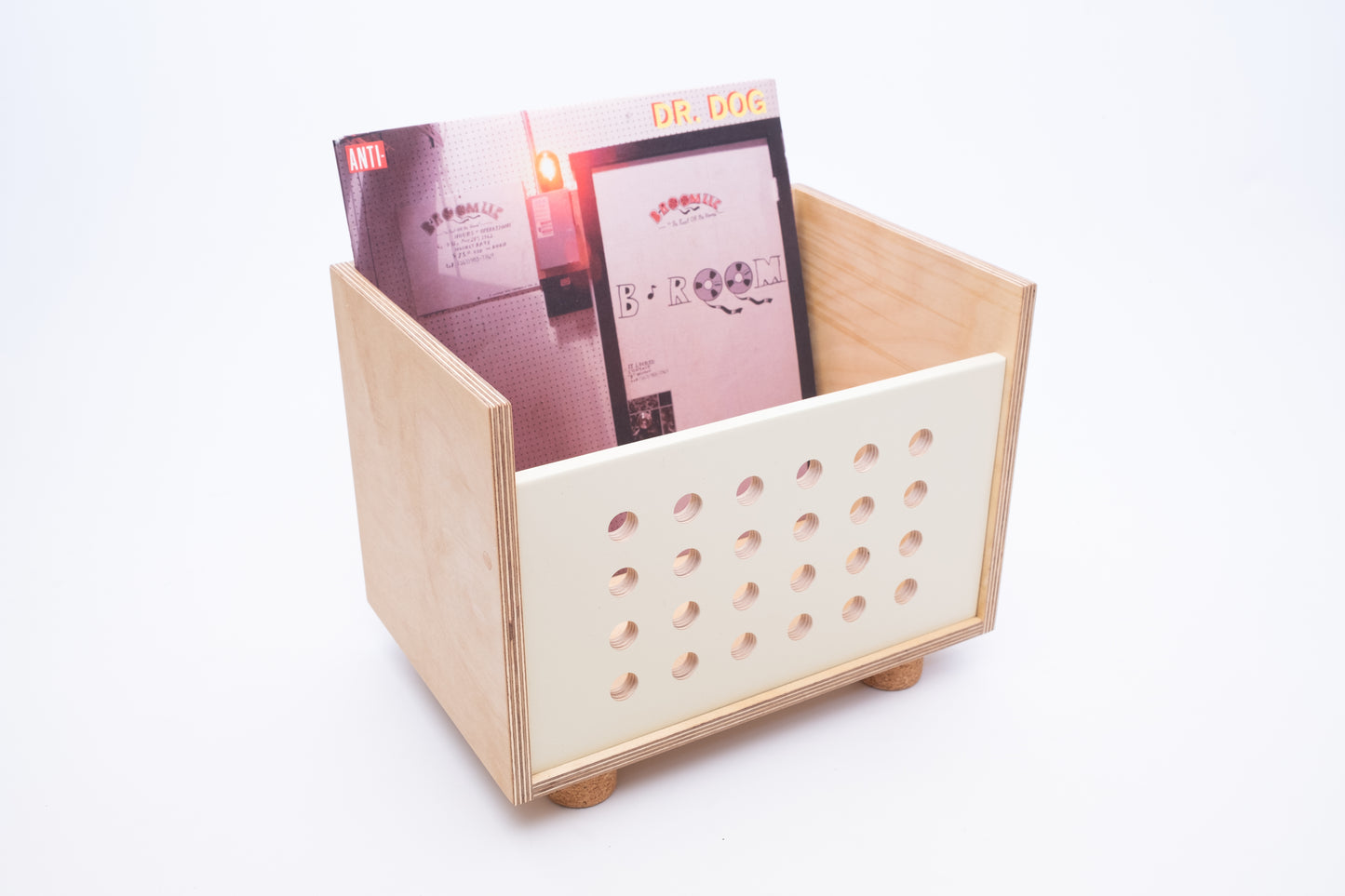 Vinyl record crate